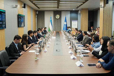 Twenty-plus French companies, one Uzbek pitch deck: IT Park briefs the French-Uzbek Chamber of Commerce on AI, outsourcing and the sandbox